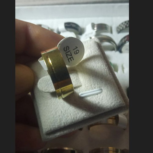 Women's ring new, durable steel, size 19