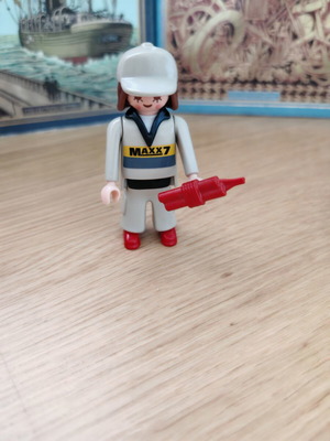 Playmobil Worker with Dynamite like new