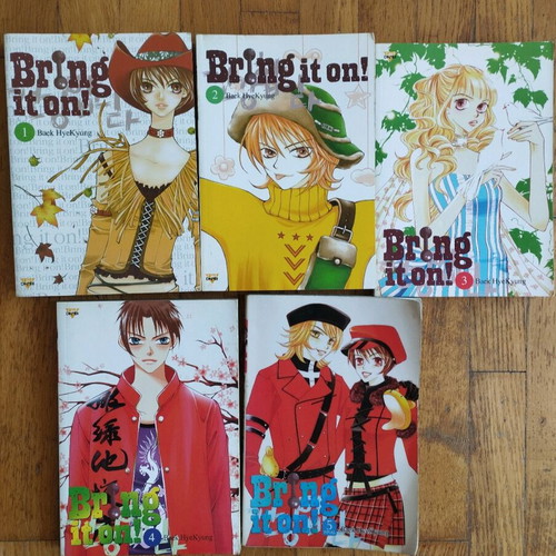 Bring It On! used manga pack of 5 volumes