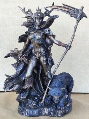 Hel Goddess Statue Veronese Collection used