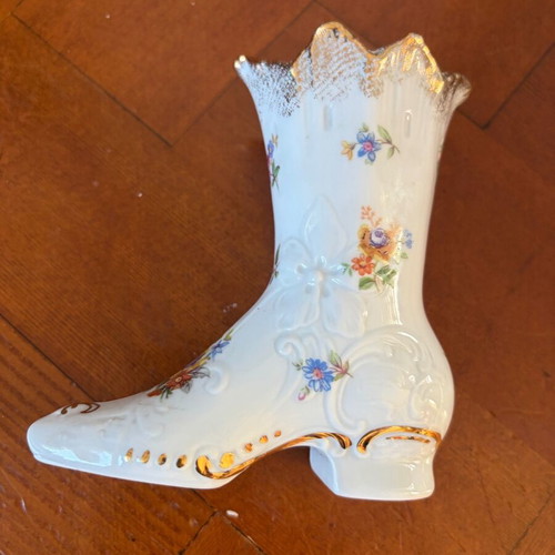 Dresden porcelain boot like new
