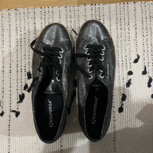 Superga Espadreilles size 39 grey, like new