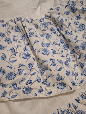 Βολάν φούστα για κρεβάτι καινούργια από αμερικανικό βαμβάκι