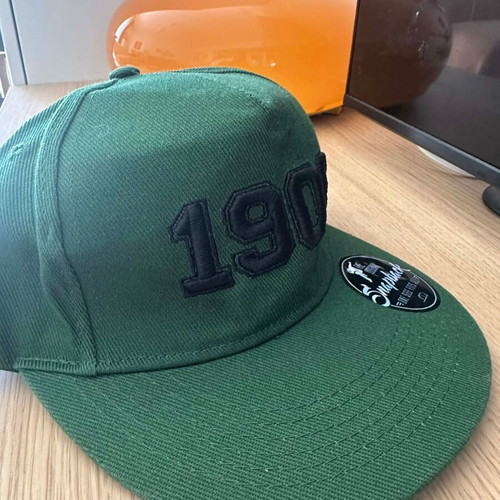 Panathinaikos 1908 Flat Snapback Hat like new, green