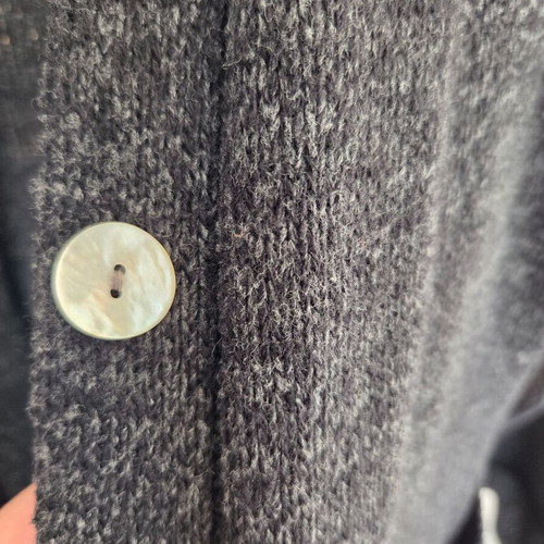 Wool-Type Cardigan Black Like New