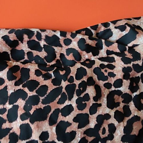 Wunderlove high-waisted leopard print bikini bottom size L new with tags