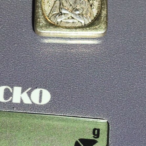 Silver pendant Saint John the Russian like new, 6 grams