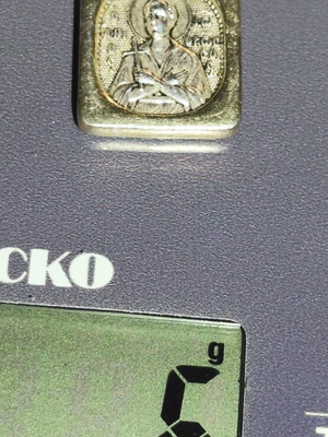 Silver pendant Saint John the Russian like new, 6 grams