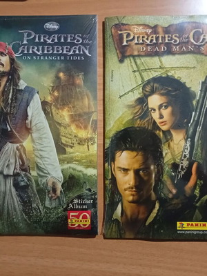 Panini Pirates of the Carribean On Stranger Tides και Dead Man's Chest σφραγισμένα πλήρη