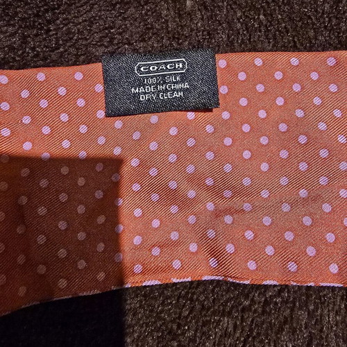 Coach scarf like new, multicolored