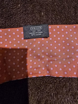 Coach scarf like new, multicolored