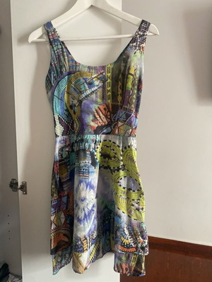Milk & Honey colorful dress used, 100% cotton, airy