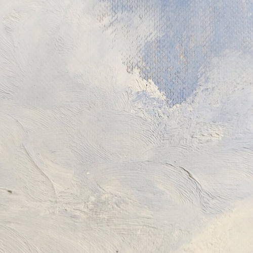 Painting Clouds of Course oil on canvas like new