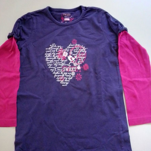 Sweet Baby blouse for girl used, blue, size 110 cm