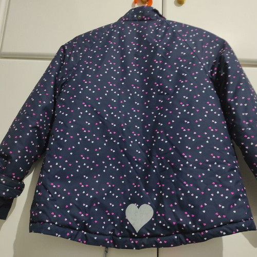 H&M girls' jacket 9-10 years 140 cm like new, blue and pink