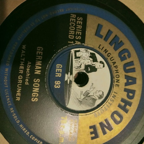 Linguaphone 78 RPM German Songs record set new