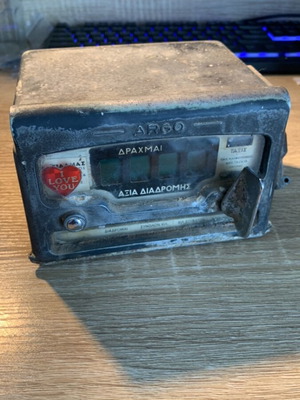 Argo taximeter used vintage
