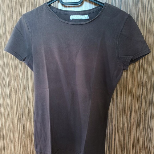Zara brown short-sleeve top used, size L