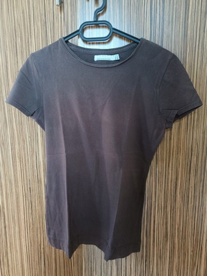 Zara brown short-sleeve top used, size L