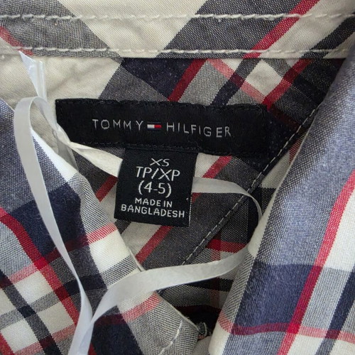Tommy Hilfiger shirt size 4/5 like new, multicolor