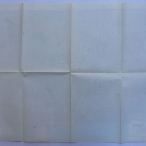 Harri Patsi Map of Rhodope Prefecture 1970s like new