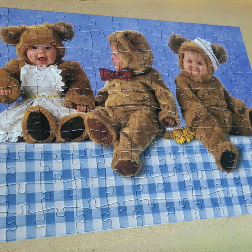 Puzzle Anne Geddes like new, 111 pieces