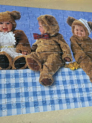 Puzzle Anne Geddes like new, 111 pieces