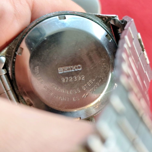 Seiko 5 Automatic Watch 1970 used, gray