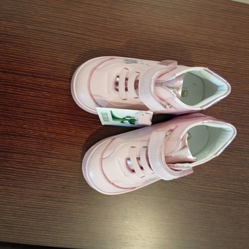 Crocodilino Anatomical Leather Shoes Size 24 Pink New