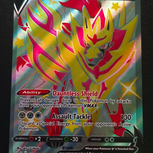 Pokemon Zamazenta V SWSH 293 Black Star Promos card new