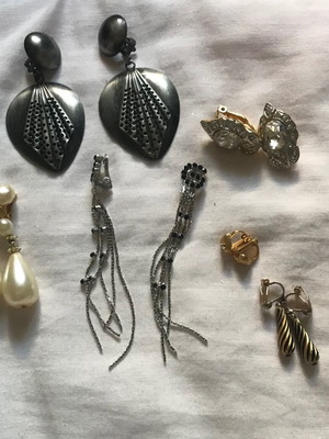 Earrings with clips
