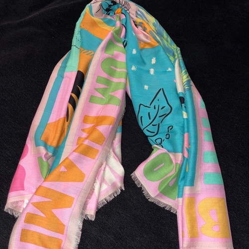 Wild Country foulard scarf new, multicolored, 130x130 cm