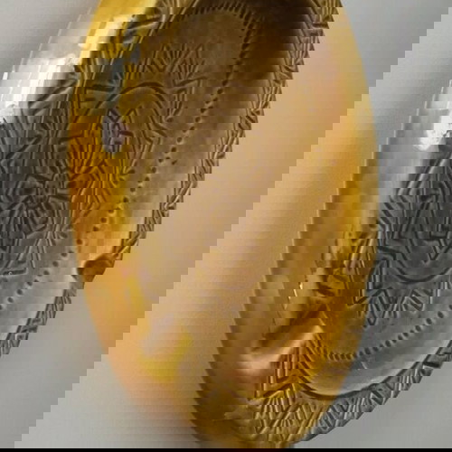 Κεραμικό τασάκι vintage αριθμημένο μεταχειρισμένο με μικρή φθορά