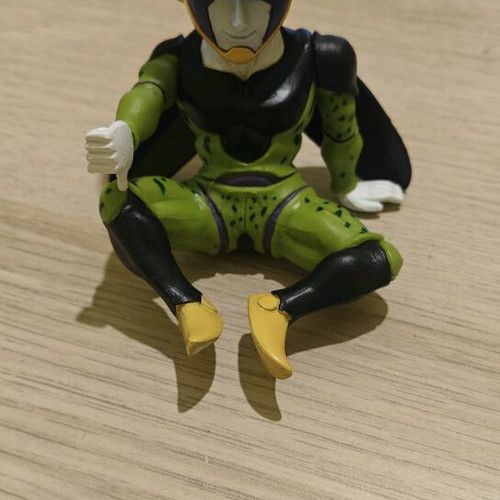 Dragonball Cell and Cell Jr figures like new, approx 11cm
