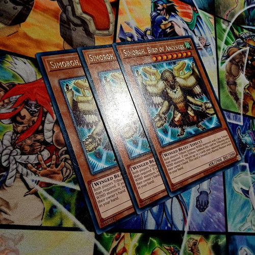 Simorgh Bird of Ancestry playset 3 cards LODT Rare Reprint