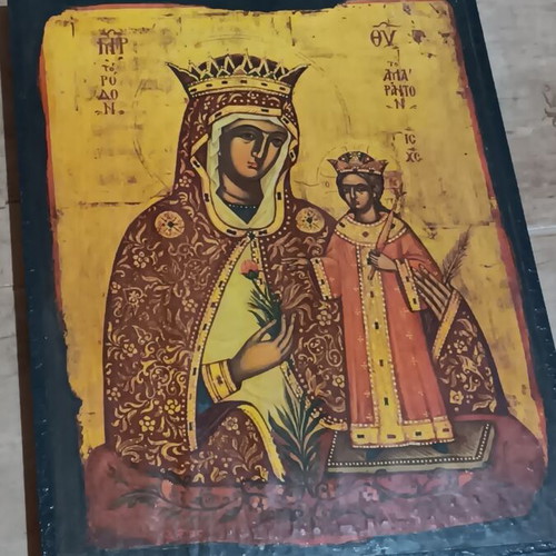 Religious icon like new