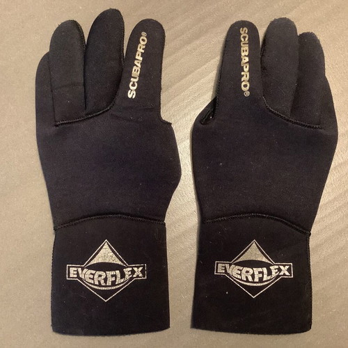 SCUBAPRO Everflex diving gloves used, size XS