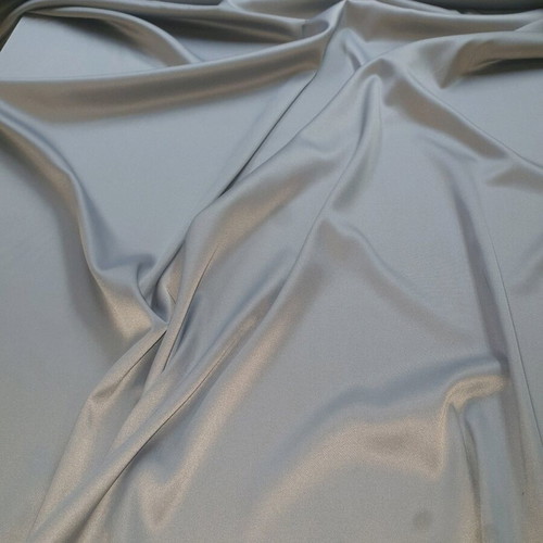 Alpaca elastic fabric new, width 1.10 m, gray silver