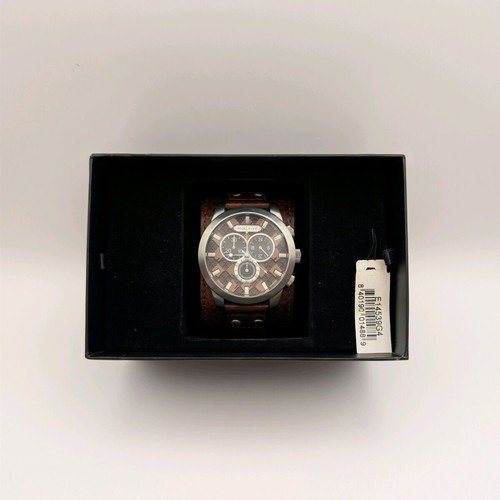 Ρολόι Marc Ecko Chrono E14539G4 μεταχειρισμένο, καφέ και ασημί