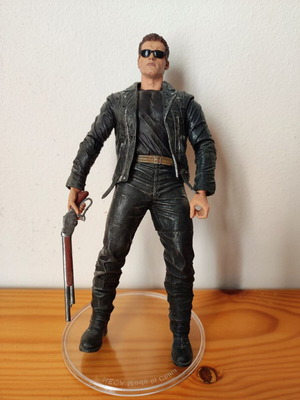 NECA Terminator 2 Judgement Day T-800 (Pescadero Escape) action figure used