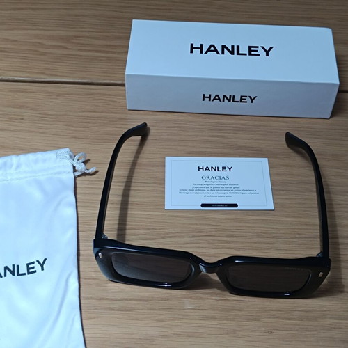 Hanley Le Grand Polarized sunglasses new, black