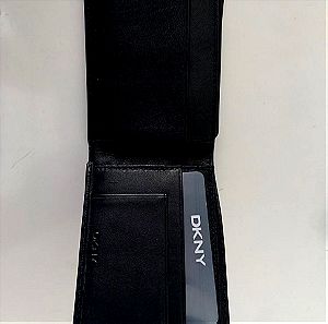 Δερμάτινο ανδρικό πορτοφόλι DKNY ολοκαίνουριο σε μεταλλικό κουτί