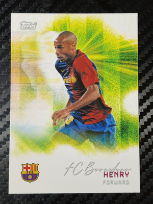 Topps FC Barcelona Thierry Henry Base Card #30