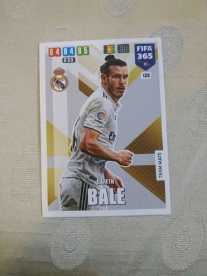 Gareth Bale collectible card new 2020-21 Panini