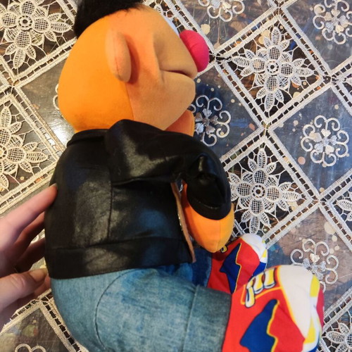 Sesame Street Rock & Roll Ernie plush toy Tyco 1997
