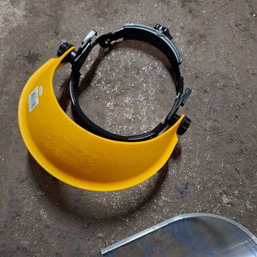 Protective helmet new for eyes and face
