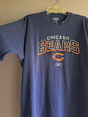 Дълъг ръкав спортен топ Chicago Bears голям XL нов син