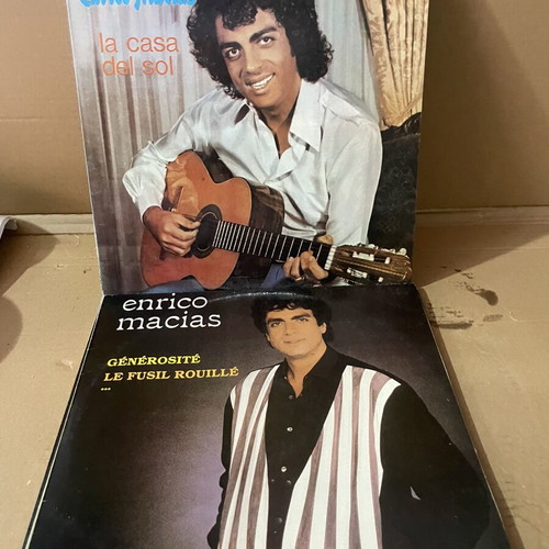 Enrico Macias 10 vinyl records collection