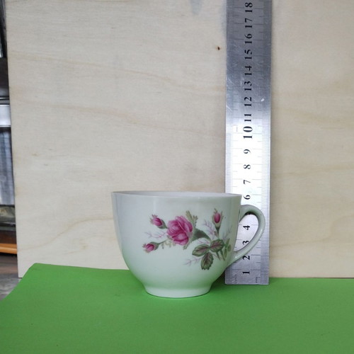 Retro SAC Porcelain cup with roses like new