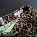Vintage Leopard Skirt Gianni Rodini like new, mini with fur texture